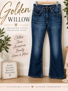 Lee Dark Blue Flare Jeans